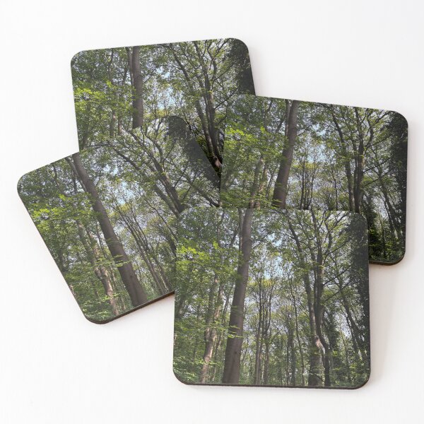 Item preview, long tall green trees designed and sold by Colourful Wonderful.