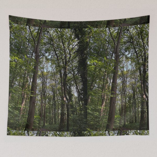Item preview, long tall green trees designed and sold by Colourful Wonderful.