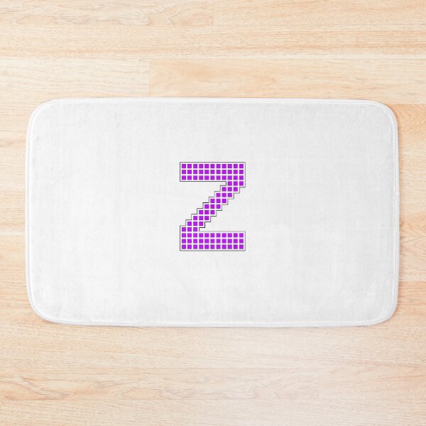 Item preview, Uppercase Z - Purple Pixel Block Character designed and sold by PixelGlyphs.