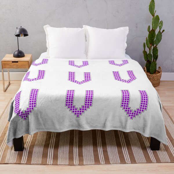 Item preview, Uppercase V - Purple Pixel Block Character designed and sold by PixelGlyphs.