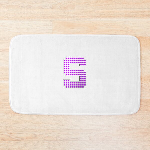 Item preview, Uppercase S - Purple Pixel Block Character designed and sold by PixelGlyphs.