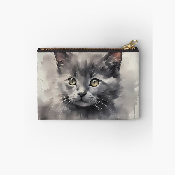 Item preview, Dark Gray Kitten Portrait designed and sold by CalmnessbyChoice.