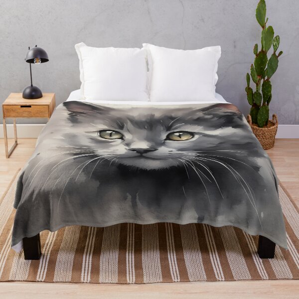 Item preview, Dark Gray Kitten Portrait designed and sold by CalmnessbyChoice.
