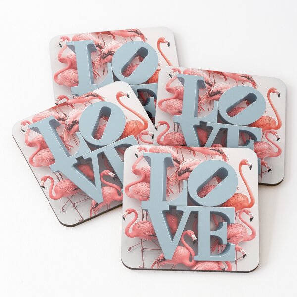 Item preview, Cool Ts Collection - Flamingo Love designed and sold by CanvasCarousel.