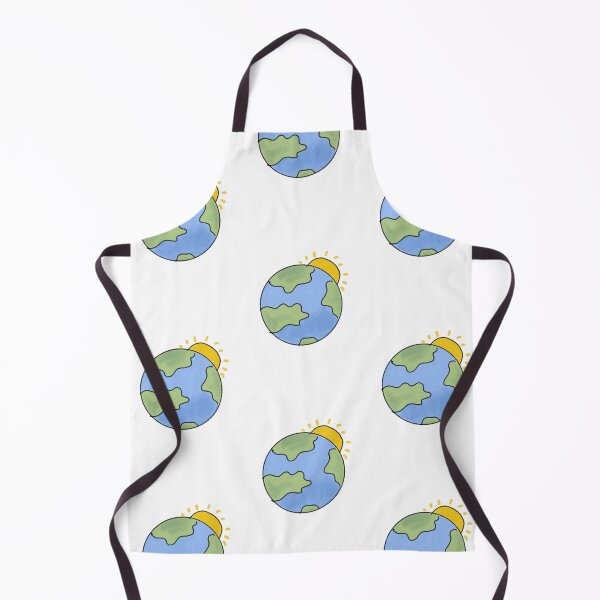 Item preview, Tierra acuarela simple azul verde con sol, salva el planeta designed and sold by Eva-Designs-.