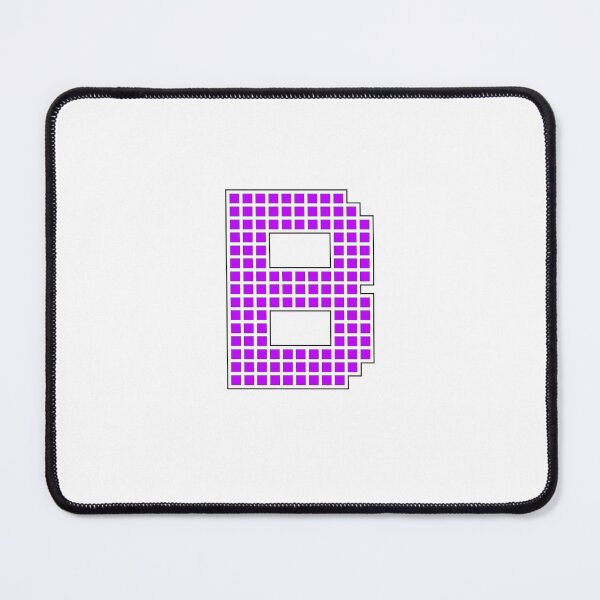 Item preview, Uppercase B - Purple Pixel Block Character designed and sold by PixelGlyphs.