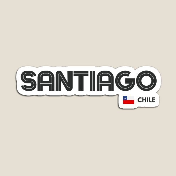 Artikel-Vorschau von Santiago - Chile, designt und verkauft von Sketch-Shack.