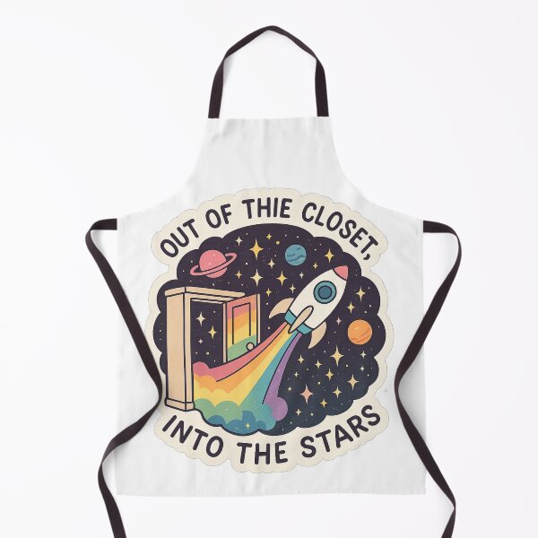 Item preview, Out of the Closet Into the Stars designed and sold by MetaMuralStudio.