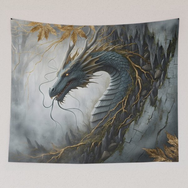 Item preview, Veinbound Dragon – Forest Guardian of Mist and Myth by LaLi Designs designed and sold by LaLi-Designs.