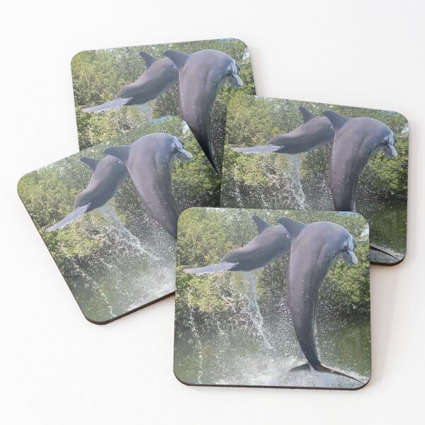 Item preview, Leaping Dolphins in Tropical Waters designed and sold by Dzmitry Lens.
