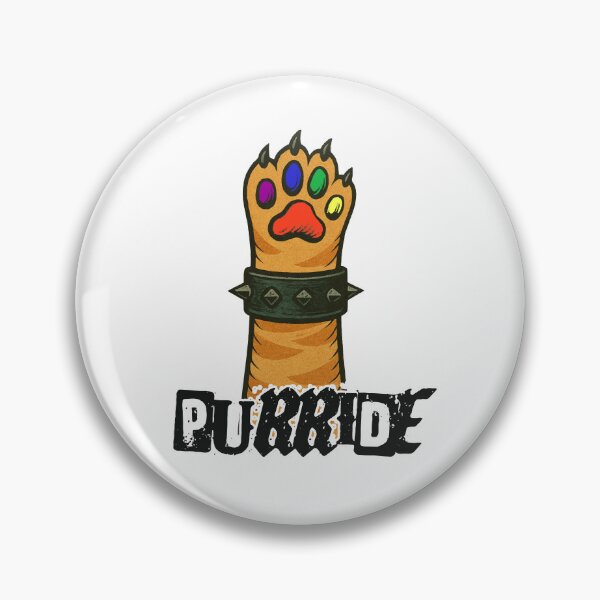 Item preview, Purride Punk Cat Paw designed and sold by DOG-N-ROLL.