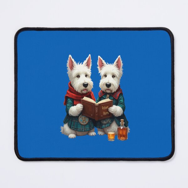 Item preview, West Highland Terriers Reading Robert Burns Poetry designed and sold by taiche.