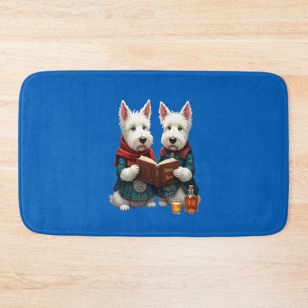Item preview, West Highland Terriers Reading Robert Burns Poetry  designed and sold by taiche.