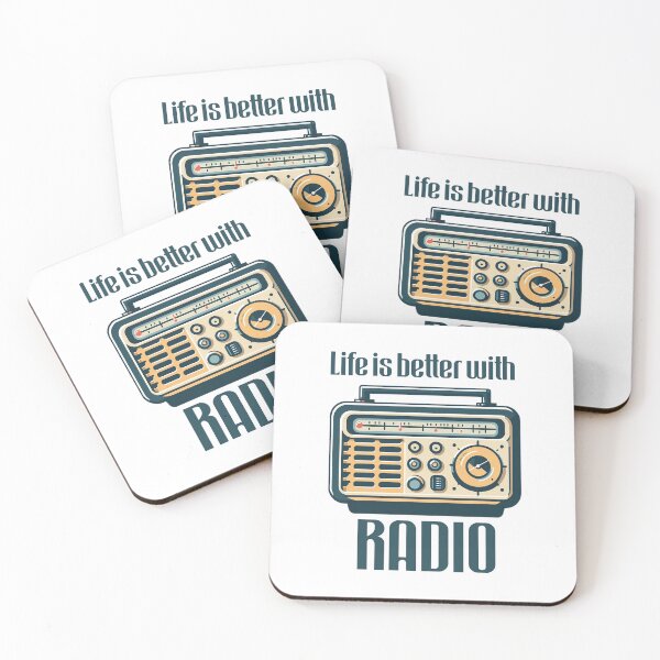 Item preview, Life is better with radio designed and sold by Scaryzz.