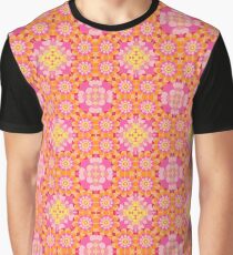 vintage colorful abstract art seamless repeat pattern Graphic T-Shirt