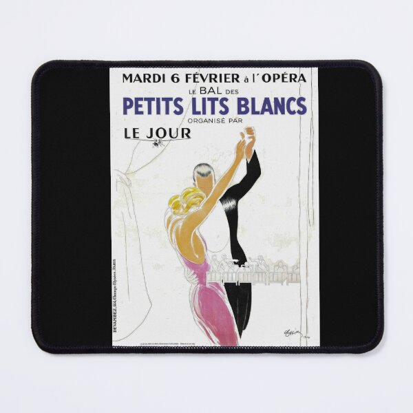 Item preview, Bal des Petits Lits Blancs Poster by Cappiello, 1934 | Vintage Paris Opera Event Art | French Charity Ball Print designed and sold by artofuniverse.