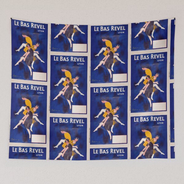 Item preview, Le Bas Revel Poster by Cappiello, 1929 | Vintage French Stockings Ad | Retro Lyon Fashion Print designed and sold by artofuniverse.