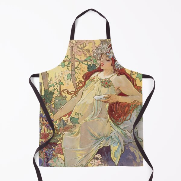 Item preview, Alphonse Mucha The Seasons Autumn designed and sold by maniacfitness.