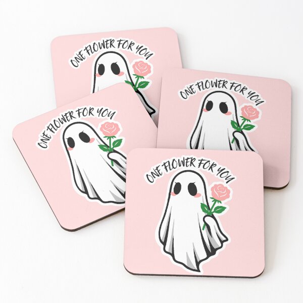 Item preview, One Flower For You Cute Ghost  designed and sold by FarieArt.