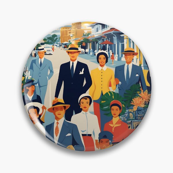 Item preview, Kuching Malaysia Vintage Travel Tourism 2 designed and sold by TravelersGems.
