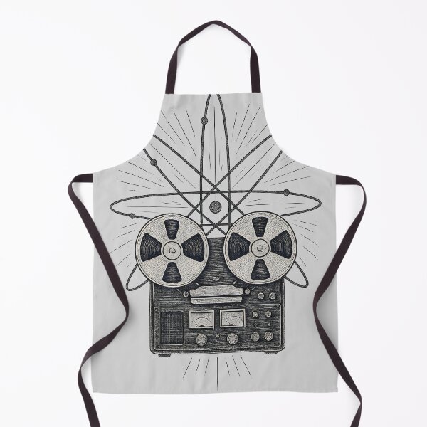 Item preview, Atomic Analog Reel-to-Reel Tape Recorder - Retro Atomic Age Science Audio Lover Design designed and sold by Shoot-The-Moon.
