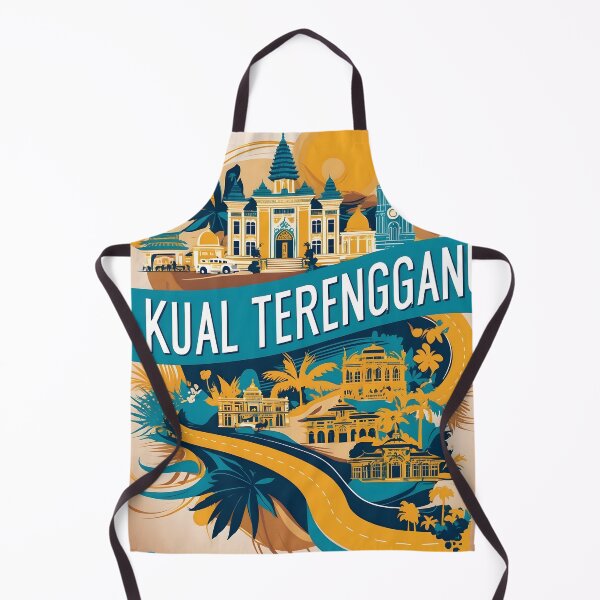 Item preview, Kual Terengganu Malaysia Vintage Travel Tourism 2 designed and sold by TravelersGems.