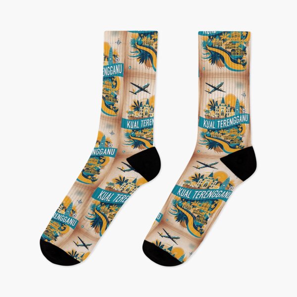 Item preview, Kual Terengganu Malaysia Vintage Travel Tourism 2 designed and sold by TravelersGems.