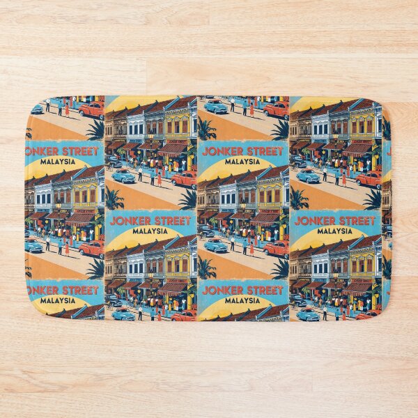 Item preview, Jonker Street Malaysia Vintage Travel Tourism 2 designed and sold by TravelersGems.