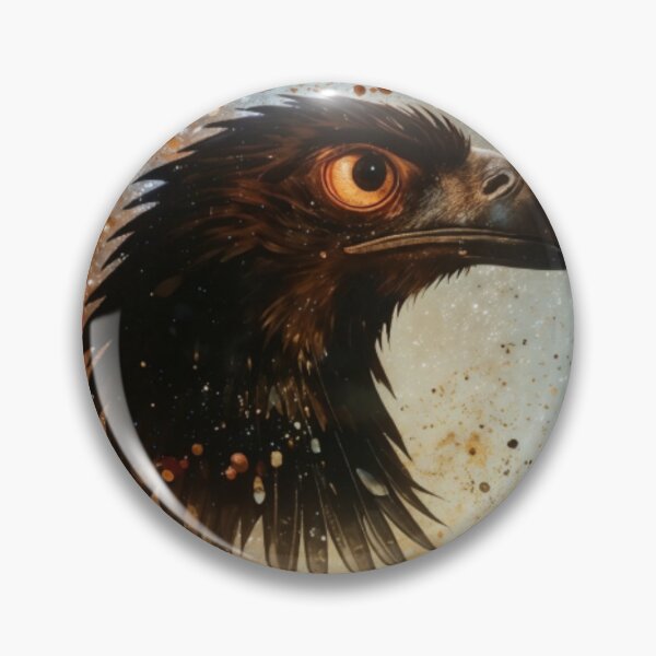 Item preview, Eagle's Head in Circular Orb with Cosmic Background Design designed and sold by Creative88Art.