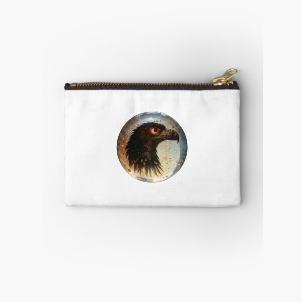 Item preview, Eagle's Head in Circular Orb with Cosmic Background Design designed and sold by Creative88Art.