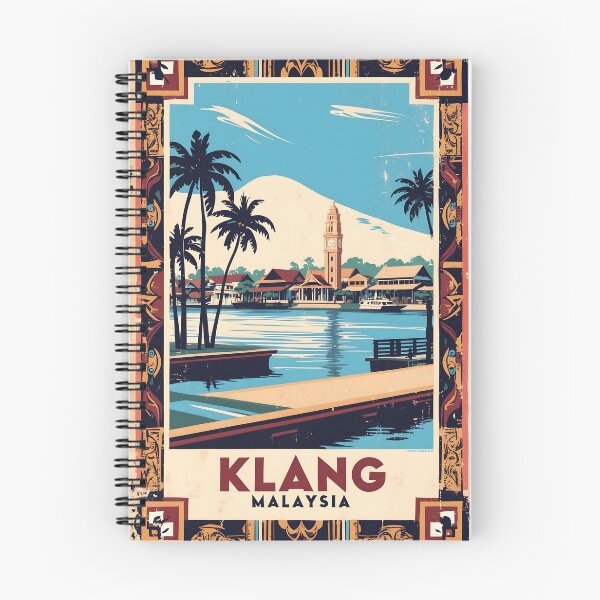 Item preview, Klang Malaysia Vintage Travel Tourism designed and sold by TravelersGems.