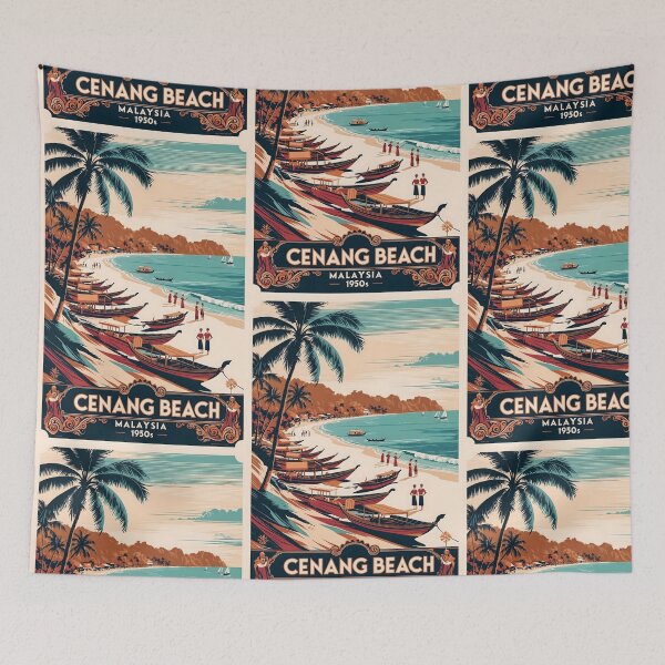 Item preview, Cenang Malaysia Vintage Travel Tourism designed and sold by TravelersGems.