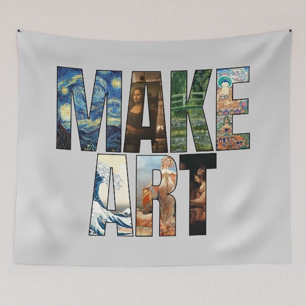 Item preview, Make Art designed and sold by PeachyLitchi.