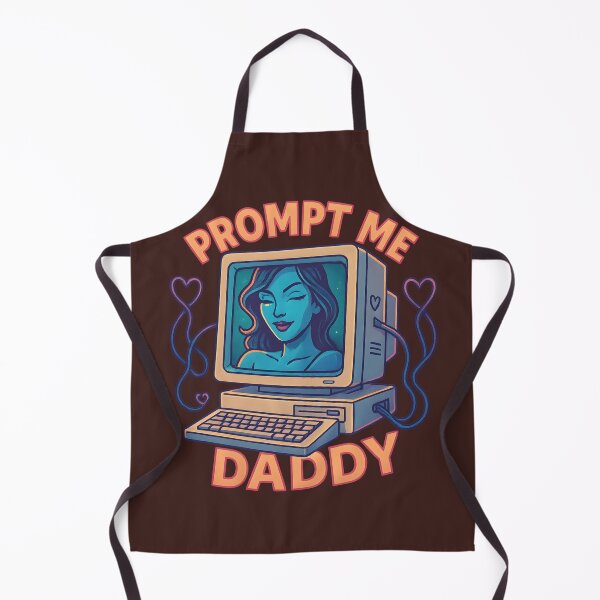 Item preview, Prompt Me Daddy – Flirty Retro AI Computer Art designed and sold by VoidBloom Studio.