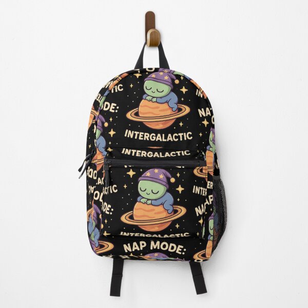 Item preview, Nap Mode: Intergalactic – Kawaii Alien Sleeping on Saturn designed and sold by Doostod.