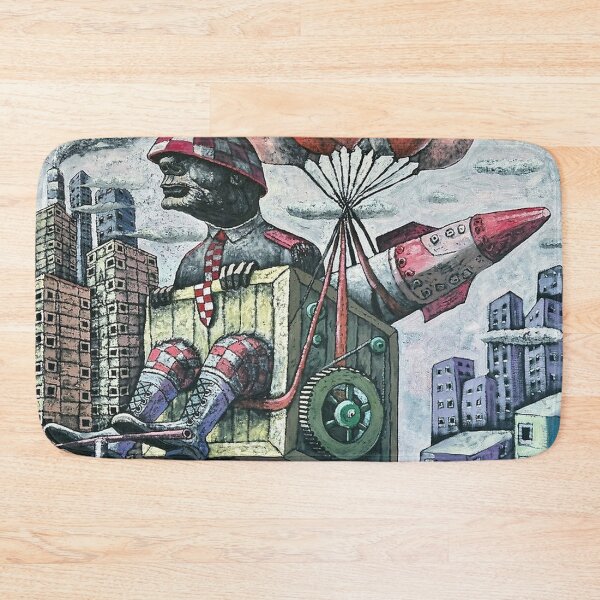 Item preview, “Absurd Flight Over the Dystopian City” designed and sold by tikimora.