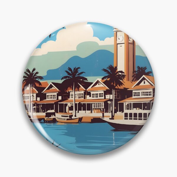 Artikelvorschau, Klang Malaysia Vintage Reisetourismus 2 entworfen und verkauft von TravelersGems.