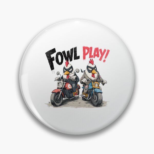 Artikelvorschau, Fowl Play! Biker-Hühner auf Motorrädern entworfen und verkauft von hamishby.