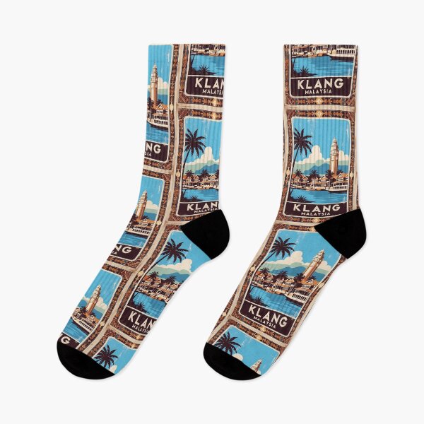 Item preview, Klang Malaysia Vintage Travel Tourism 2 designed and sold by TravelersGems.