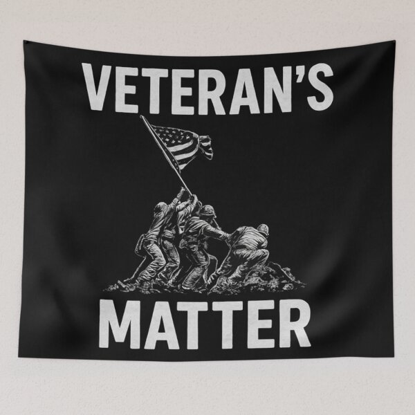 Item preview, Patriotic Military Veteran T-Shirt – Iwo Jima Memorial Design designed and sold by PhansCustoms.