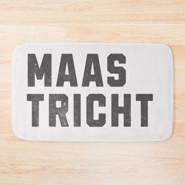 Item preview, Maastrict ("MAAS TRICHT") Netherlands - grey block letters designed and sold by mooskdesign.