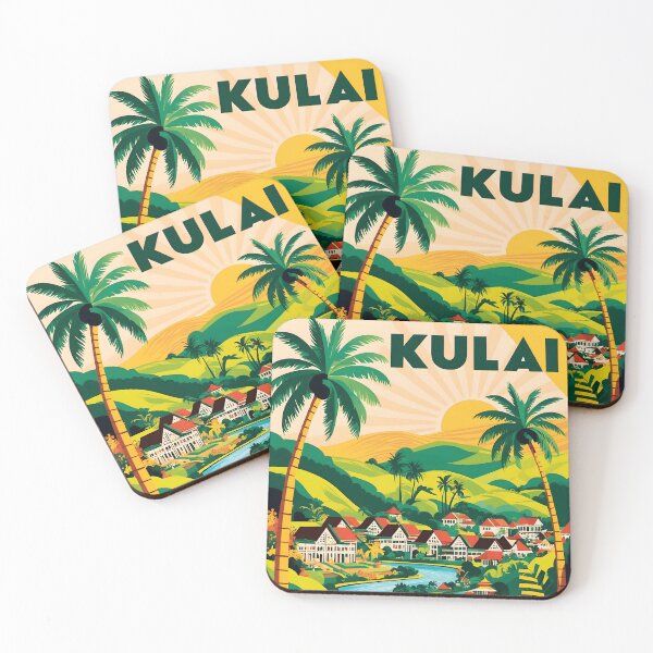 Item preview, Kulai Malaysia Vintage Travel Tourism 2 designed and sold by TravelersGems.