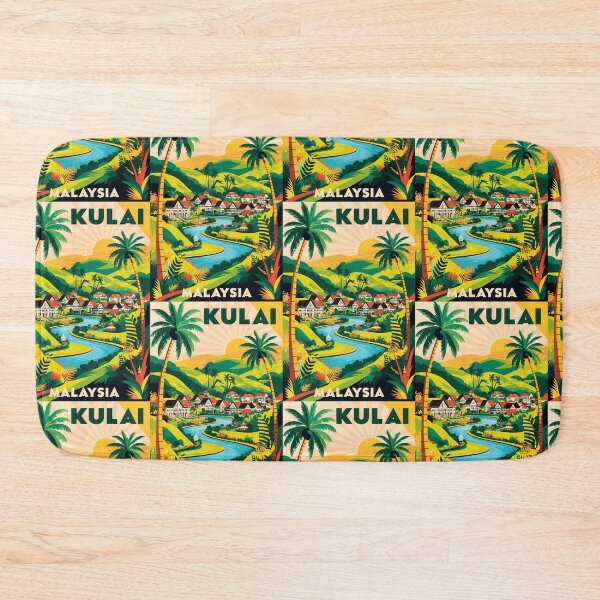 Item preview, Kulai Malaysia Vintage Travel Tourism 2 designed and sold by TravelersGems.