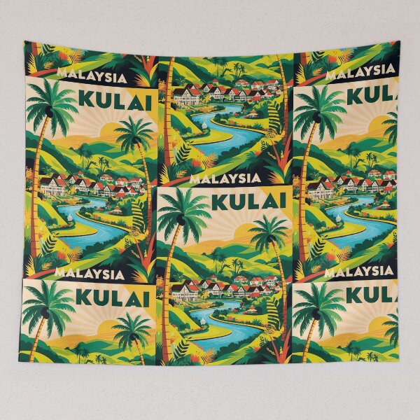 Item preview, Kulai Malaysia Vintage Travel Tourism 2 designed and sold by TravelersGems.