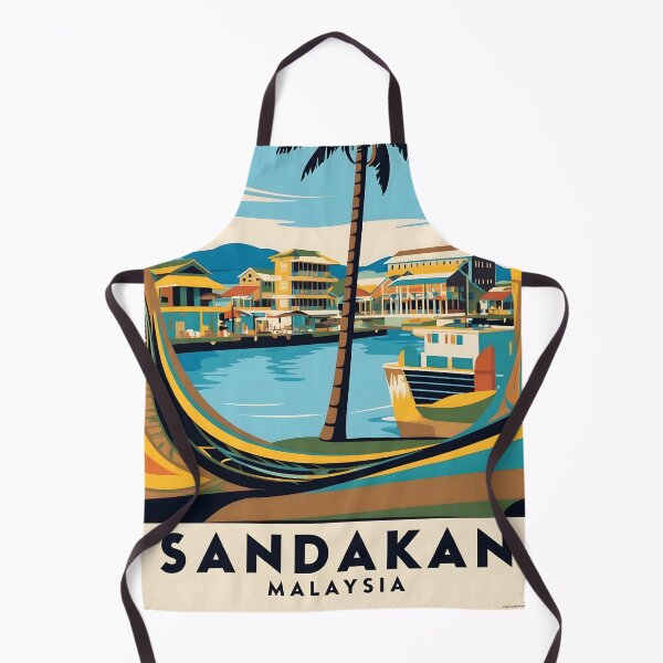 Item preview, Sandakan Malaysia Vintage Travel Tourism designed and sold by TravelersGems.