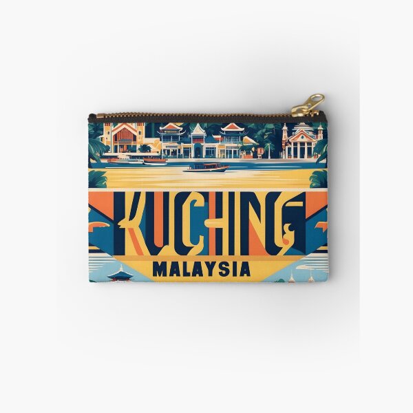 Item preview, Kuching Malaysia Vintage Travel Tourism 2 designed and sold by TravelersGems.