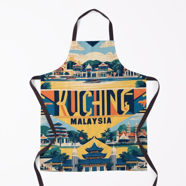 Item preview, Kuching Malaysia Vintage Travel Tourism 2 designed and sold by TravelersGems.