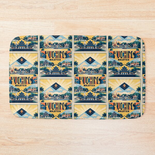 Item preview, Kuching Malaysia Vintage Travel Tourism 2 designed and sold by TravelersGems.