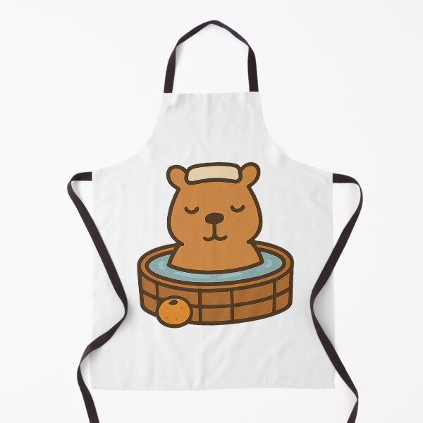 Item preview, Carl the Capybara in the spa designed and sold by Thale's Designs.