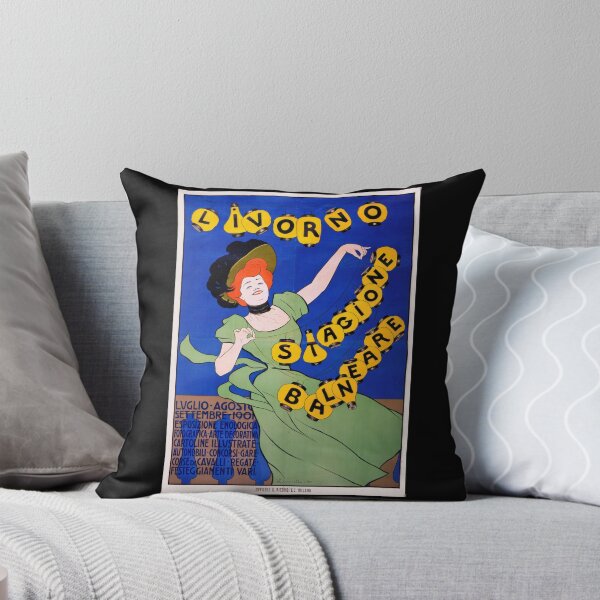 Item preview, Livorno Stagione Balneare Poster by Cappiello, 1901 | Vintage Italian Beach Season Ad | Retro Travel Wall Art designed and sold by artofuniverse.